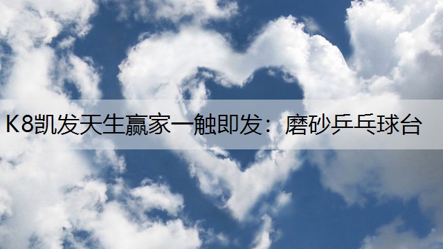 磨砂乒乓球台
