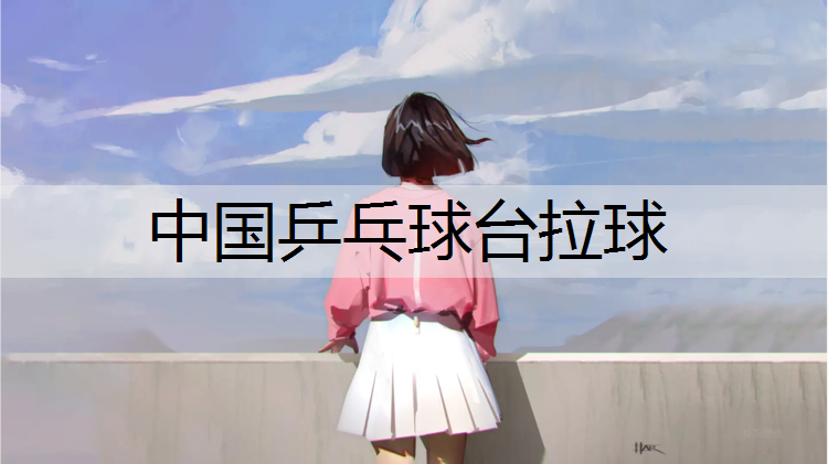 中国乒乓球台拉球