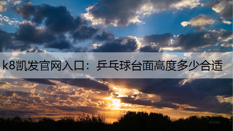 乒乓球台面高度多少合适